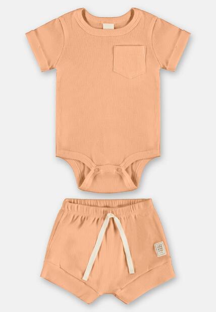 Conjunto Body Short Ribana Nature Up Baby