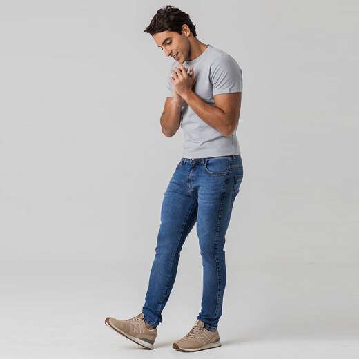 Calça Jeans Super Skinny Masculina Zune