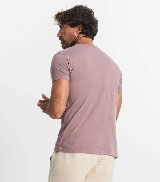 Camiseta Masculina Básica Select Lilás