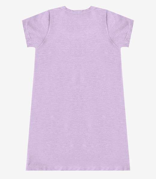 Vestido Menina Infantil em Molecotton Select Roxo