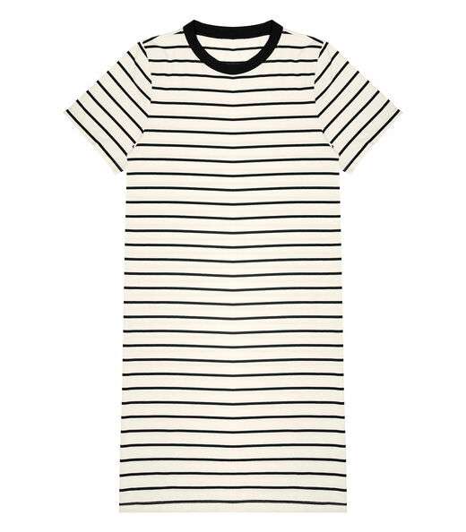 Vestido Feminino Listrado Rovitex Bege