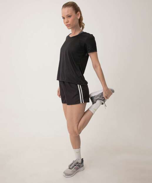 Blusa Feminina Fitness Marisa Preto