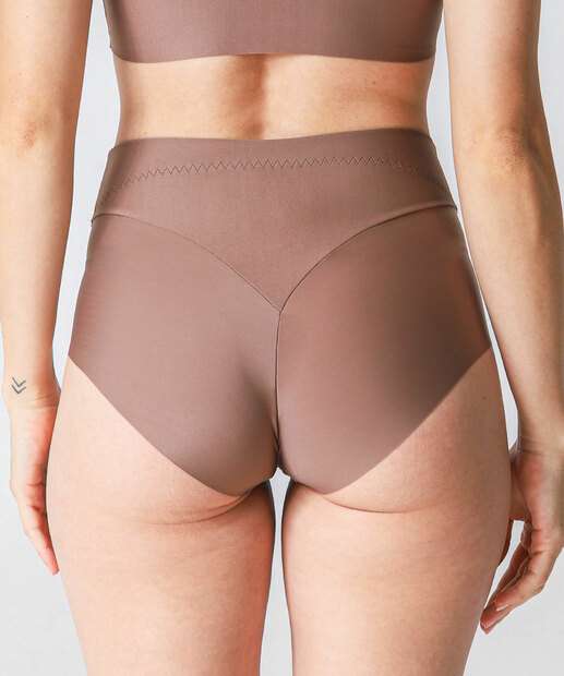 Calcinhas Cintura Alta DelRio Marrom