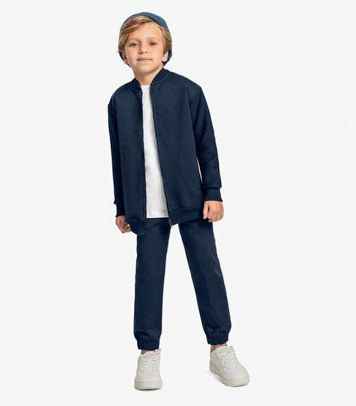 Jaqueta Infantil Masculina Bomber Trick Nick Azul