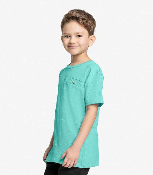 Camiseta Infantil Masculina Trick Nick Azul