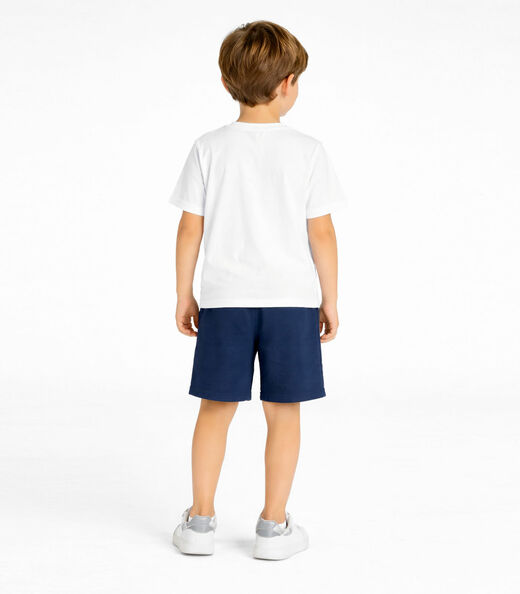 Conjunto Masculino Camiseta E Bermuda Select Azul