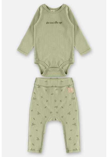 Conjunto Body e Calça Unissex Bebê Up Baby