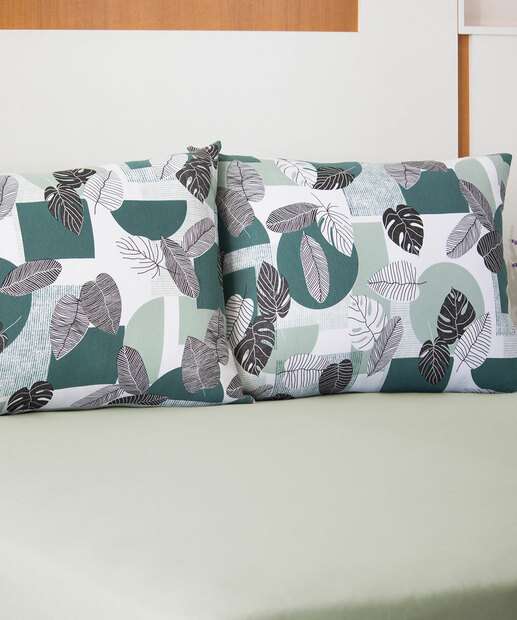 Jogo de Cama Casal Palmas Doce Vida 3 Peças