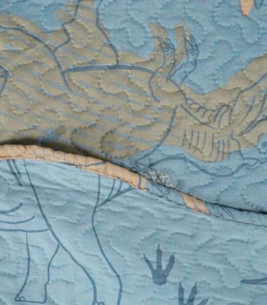 Jogo Cobre Leito Dupla Face Solteiro Bene Casa Azul