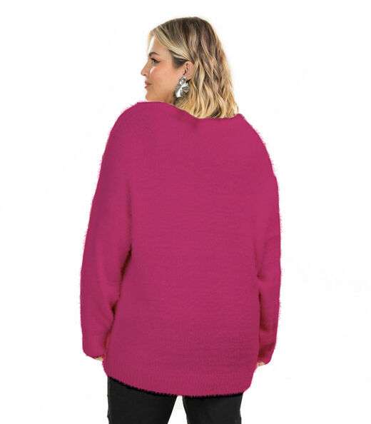 Suéter Feminino Tricot Secret Glam Rosa