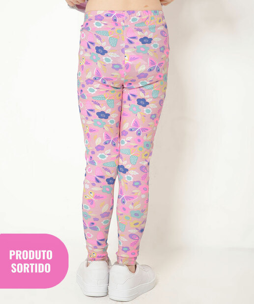 Calça Sortida Infantil Legging Estampada Marisa Tam 4 a 10