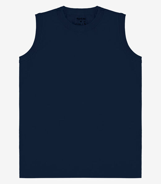 Regata Básica Infantil Masculina Rovi Kids Azul