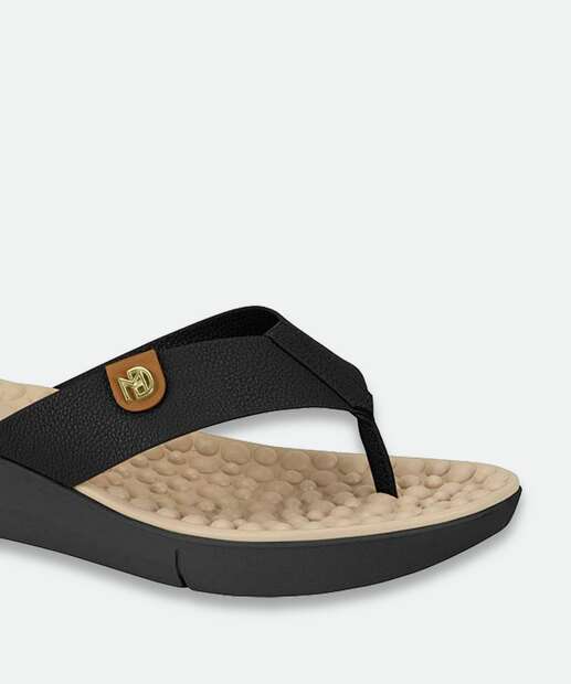 Rasteirinha Feminina Conforto Modare Preto