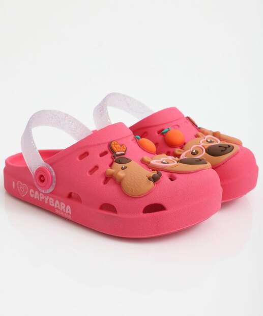 Sandália Babuche Infantil Hype Grendene Rosa