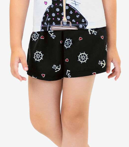 Conjunto Infantil Regata Com Shorts Rovi Kids Branco