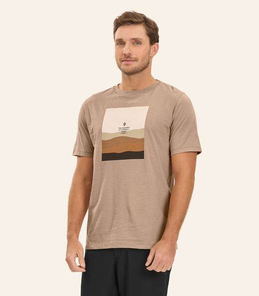 Image_Camiseta Meia Malha Masculina Diametro Marrom