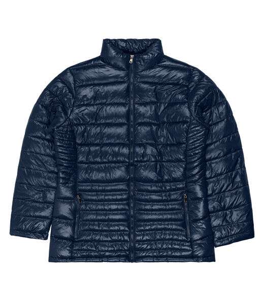 Jaqueta Plus Size Microfibra Secret Glam Azul