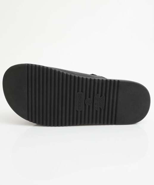 Sandália Flatform Feminina Fivela Modare Preto