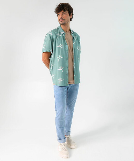 Image_Calça Masculina Jeans Slim Bolsos Azul