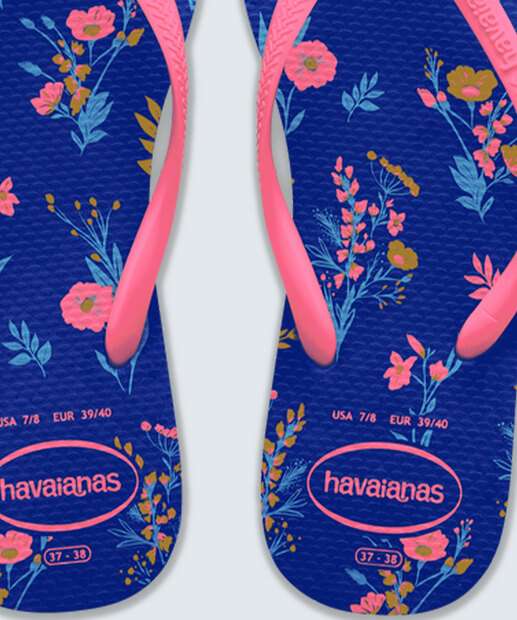 Chinelo Havaianas Feminino Slim Romance