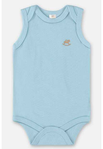 Body Regata em Suedine Unissex Bebê Up Baby