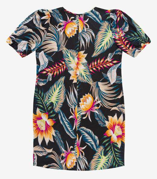 Vestido Malha Fria Plus Infinita Cor Preto