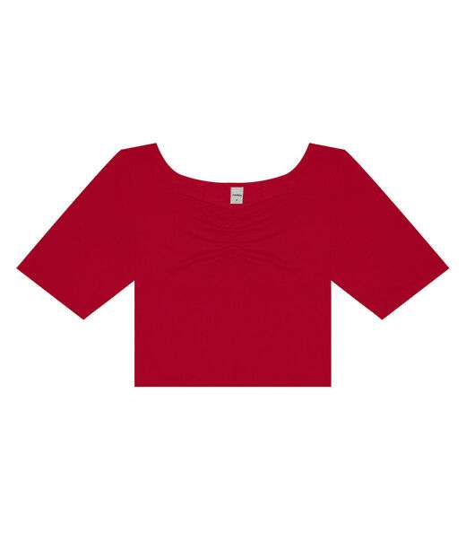Blusa Feminina Manga Curta Rovitex Vermelho