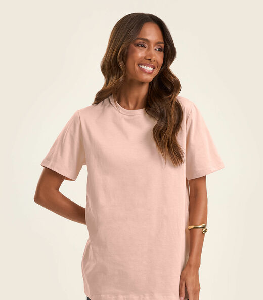 Camiseta Básica Unissex Rovitex Rosa