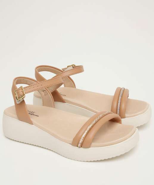 Sandália Feminina Flatform Modare 