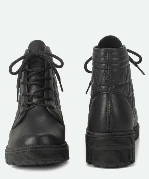 Coturno Feminino Cano Curto Matelassê Tratorado Dakota