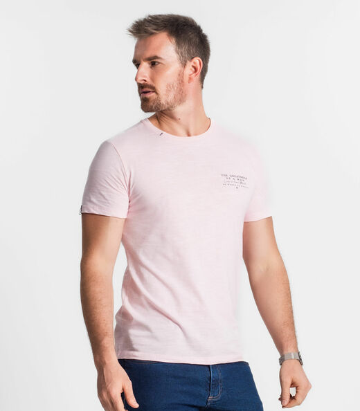 Camiseta Masculina Diametro Rosa