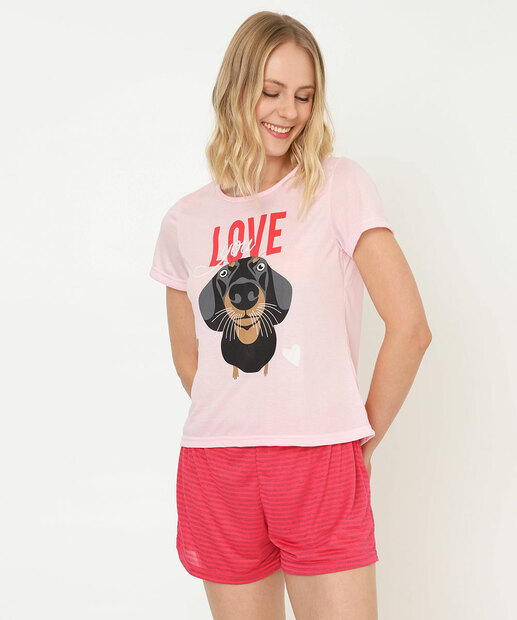 Image_Pijama Feminino Estampa Cachorro Marisa Rosa