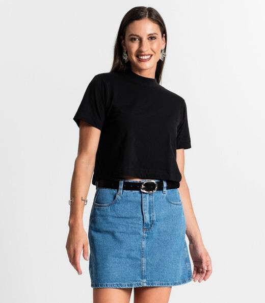 Image_Camiseta Feminina Rovitex Preto