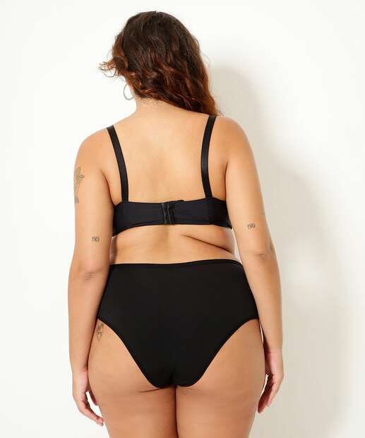 Kit 2 Calcinhas Plus Size Biquíni Recorte Marisa