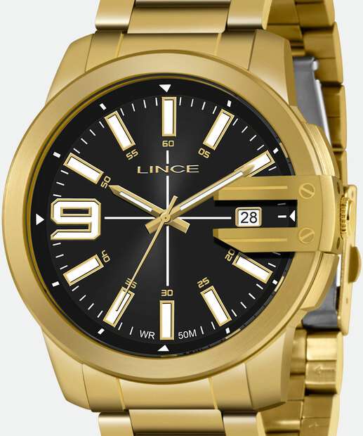 Relógio Masculino Lince MRG4708L P2KX Dourado