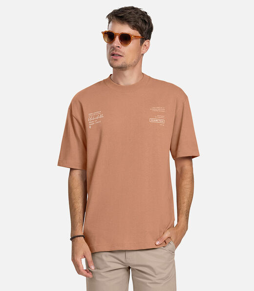 Image_Camiseta Masculina Diametro Marrom