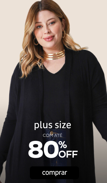 Plus Size por até 80% Plus Size por até 80%