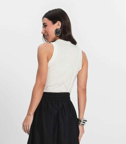 Regata Feminina em Ribana Endless Bege