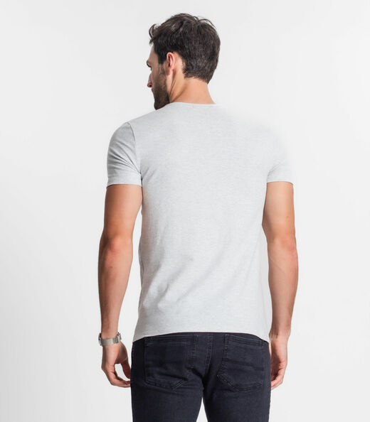 Camiseta Masculina Diametro Cinza