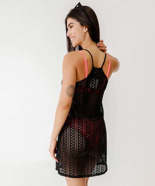  Vestido Saída de Praia Marisa Preto