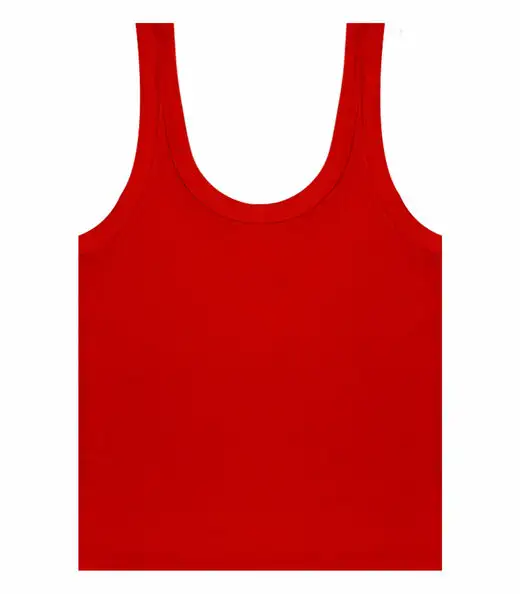 Regata Feminina Em Ribana Rovitex Vermelho