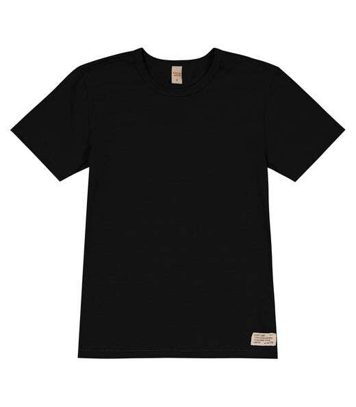 Camiseta Infantil Masculina  Meia Malha Trick Nick Preto