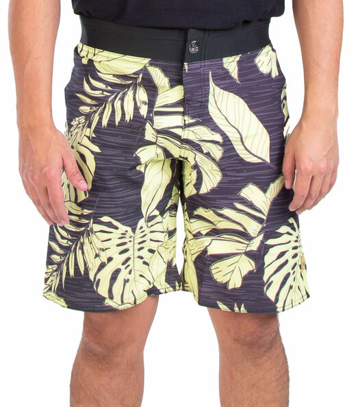 Bermuda de Praia Masculina Estampada Rad Preto