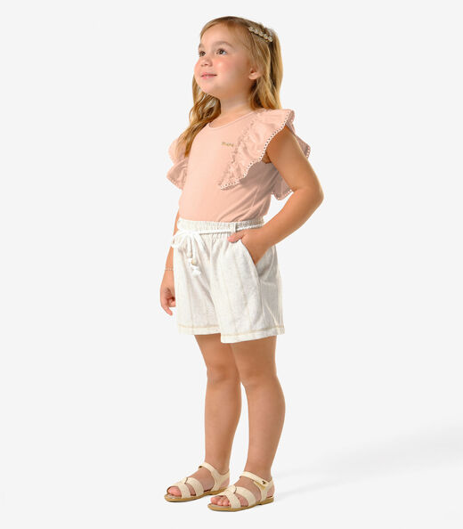 Conjunto Infantil Regata Com Shorts Trick Nick Rosa