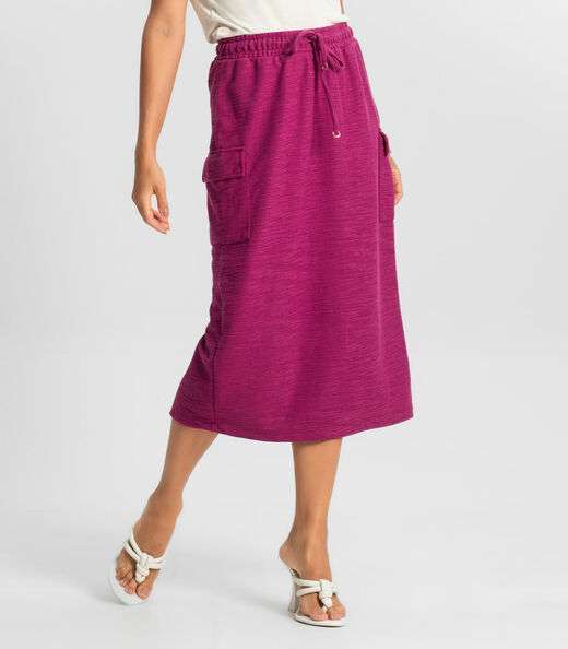 Saia Feminina Midi Endless Roxo