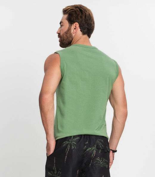 Regata Masculina Básica Rovitex Verde