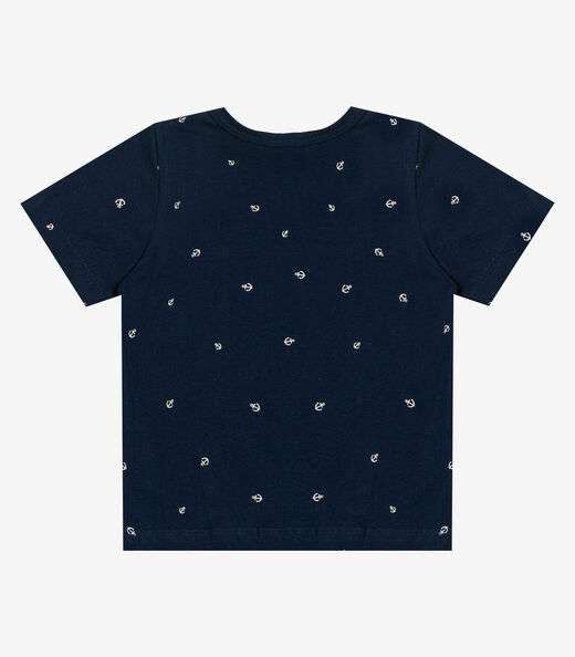 Camiseta Infantil Menino Animais Infinita Cor Azul