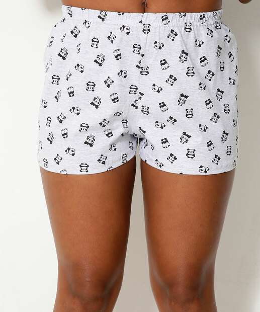 Pijama Feminino Estampa Panda Marisa