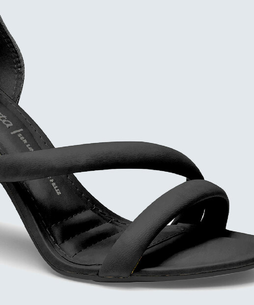 Sandália Salto Fino Feminina Pedraria Dakota