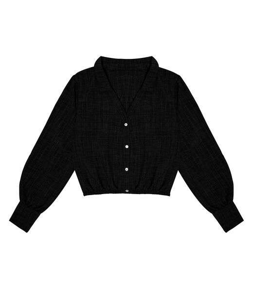 Camisa Feminina Manga Longa Rovitex Preto
